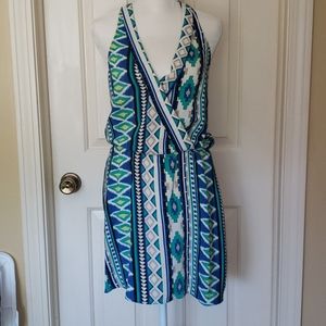 100% Silk Parker Mini Sleeveless Summer Dress XS